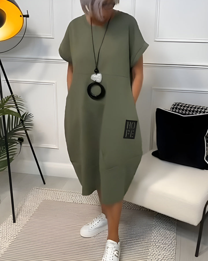 Irina | Stylish Short Sleeved Dress
