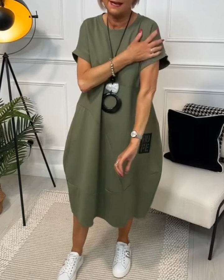 Irina | Stylish Short Sleeved Dress