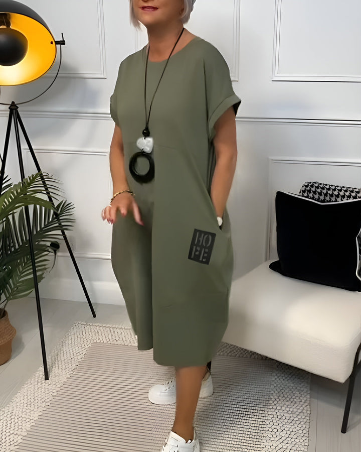 Irina | Stylish Short Sleeved Dress
