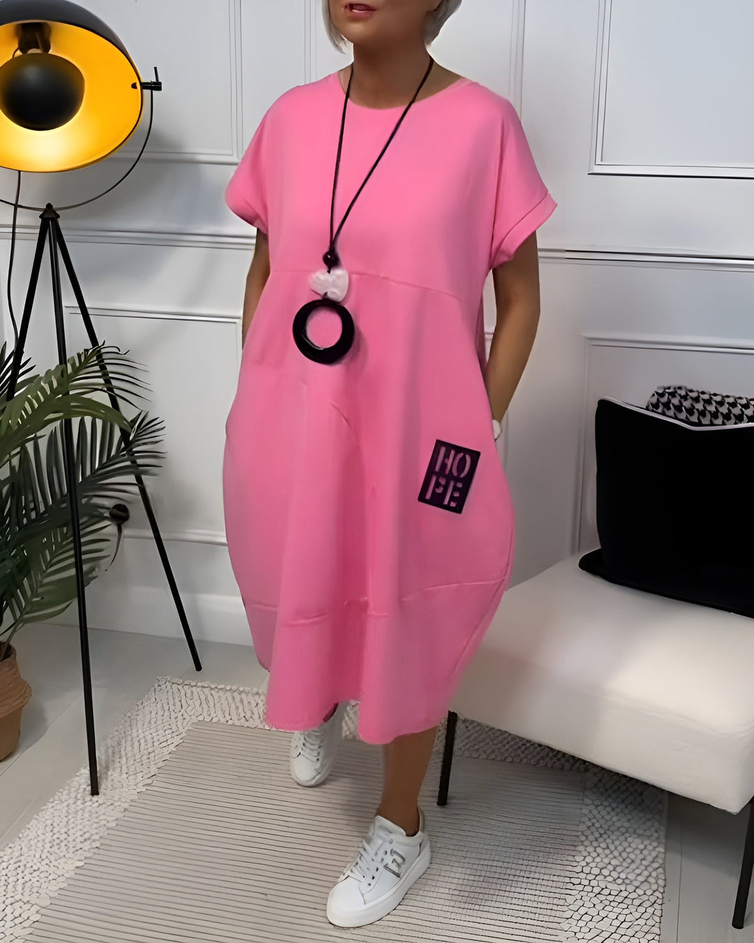 Irina | Stylish Short Sleeved Dress