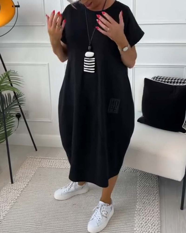 Irina | Stylish Short Sleeved Dress