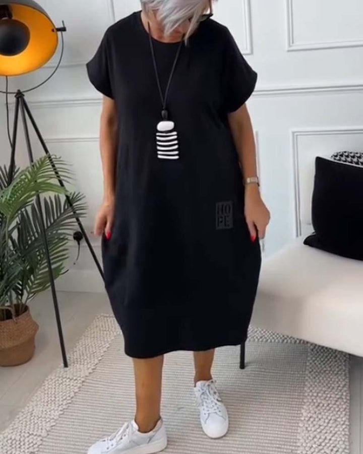 Irina | Stylish Short Sleeved Dress